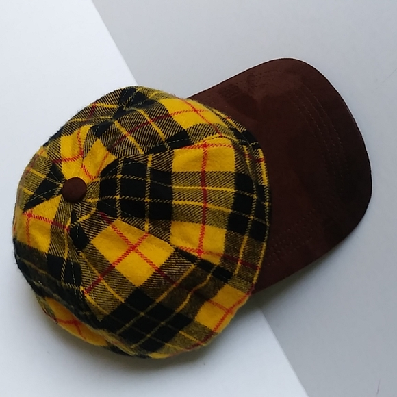 COPY - Raised by Wolves Suede Plaid Hat - Picture 3 of 10